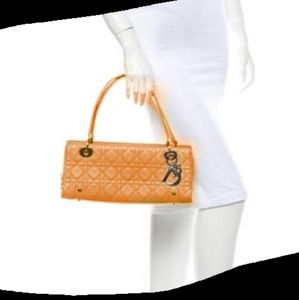 Dior Camel East West Cannage Shoulder Bag